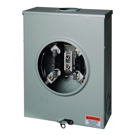 electrical panel box with test bypass|Meter Socket, 200A, 4P, 4 Jaw, Test Block Bypass, .